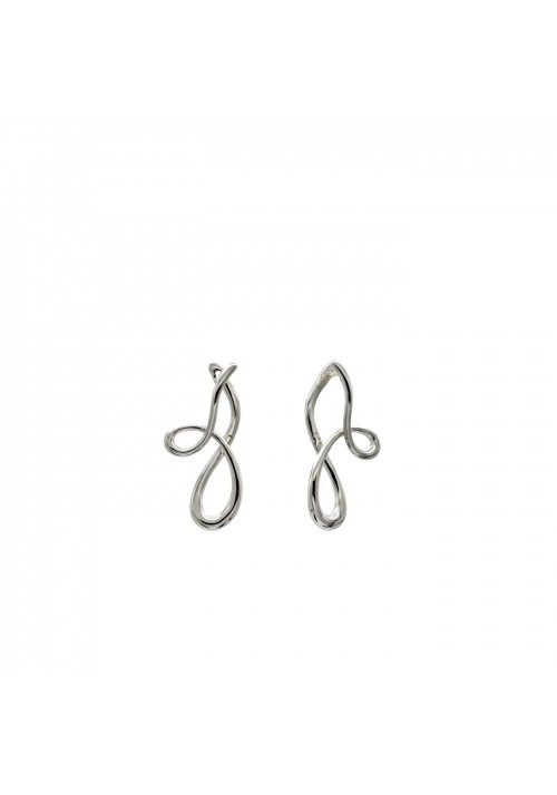 PENDIENTES LINEARGENT PLATA RODIADA MUJER. REF. 18104-A
