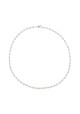 COLLAR LINEARGENT PLATA Y CIRCONITAS MUJER. REF 5373-C