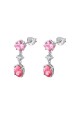 PENDIENTES LOTUS SILVER PLATA Y CIRCONITAS MUJER. REF. LP3565-4/3