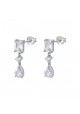 PENDIENTES LOTUS SILVER PLATA Y CIRCONITAS MUJER REF. LP3566-4/1