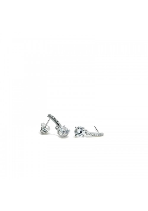 PENDIENTES LINEARGENT PLATA RODIADA MUJER REF. 12235-A