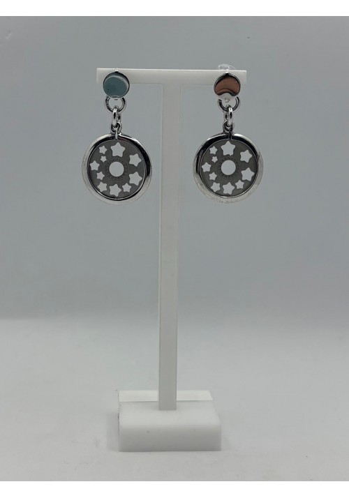 PENDIENTES PLATA RODIADA CALADOS