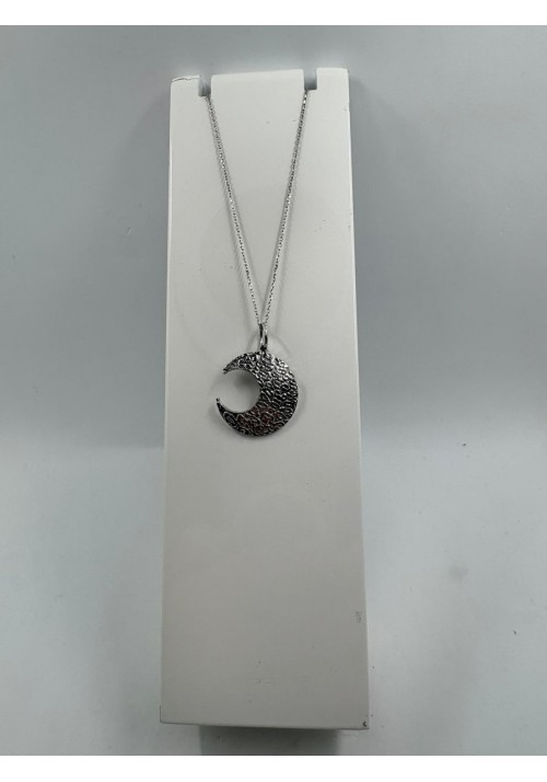 GARGANTILLA PLATA CON COLGANTE DE SILUETA DE LUNA