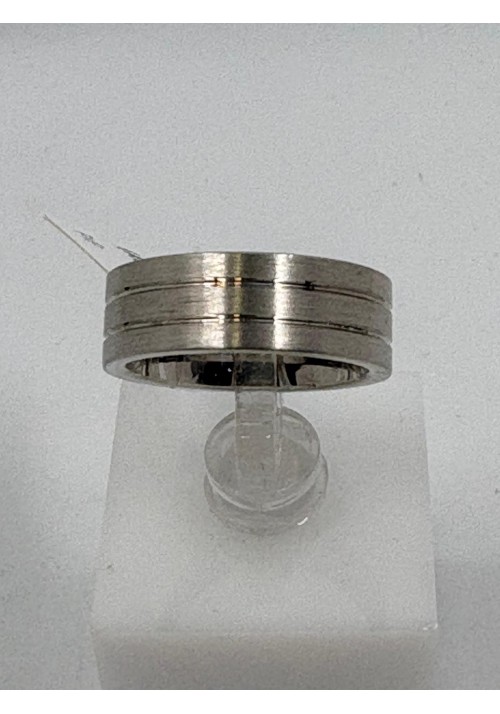 ANILLO ACERO INOXIDABLE MATIZADO