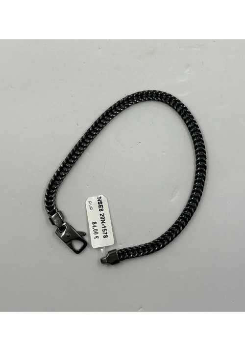 PULSERA PLATA ENVEJECIDA