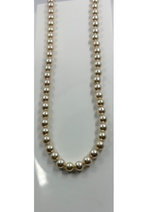 COLLAR PERLAS DE IMITACION(MALLORCA) CON CIERRE CHAPADO