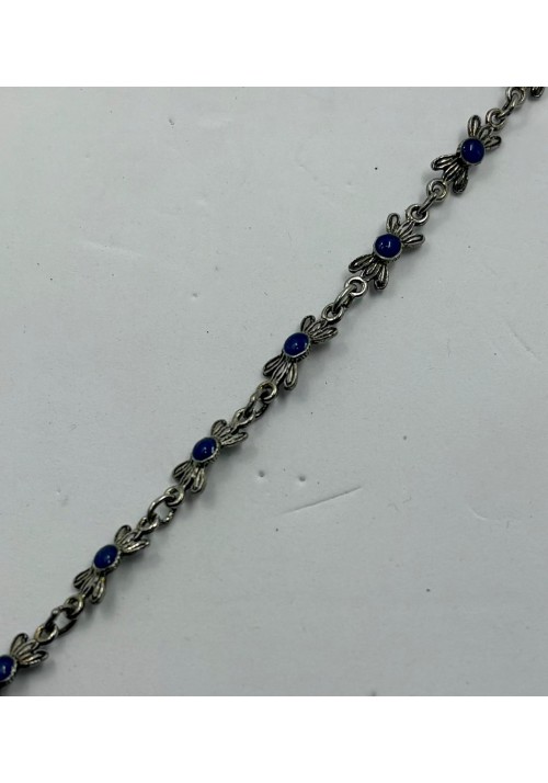 PULSERA PLATA ENVEJECIDA 925 MILESIMAS CON PIEDRAS